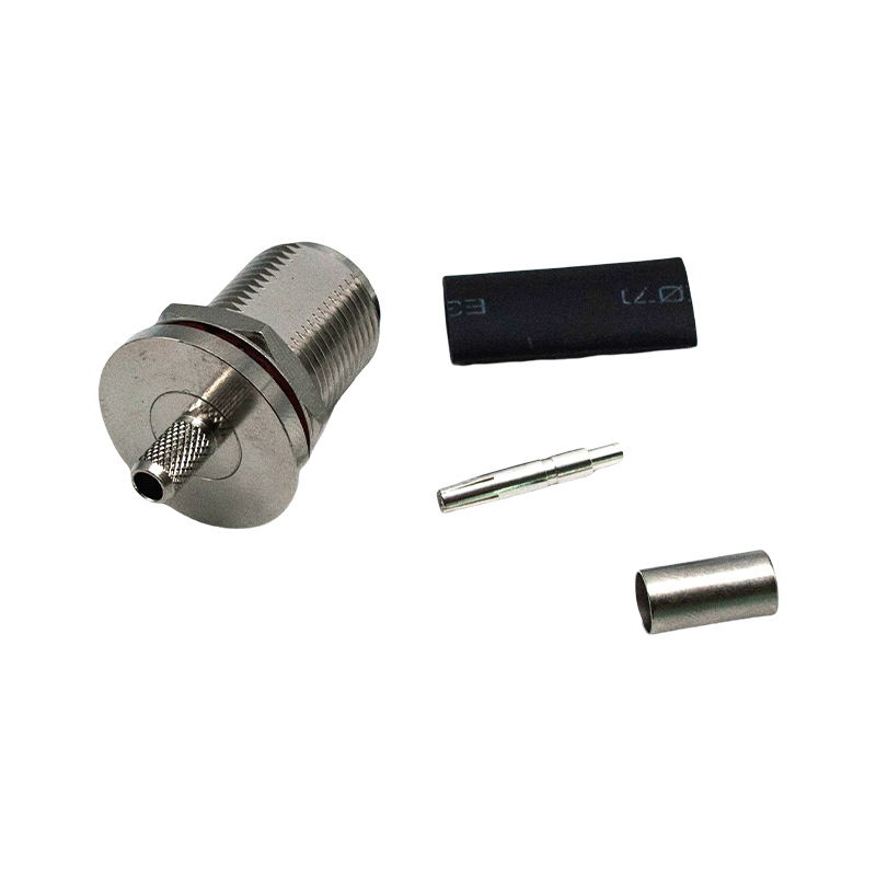 N FEMALE BULKHEAD CONNECTOR FOR RG58 CABLE