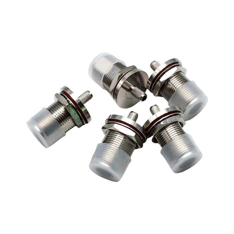 N FEMALE BULKHEAD CONNECTOR FOR RG58 CABLE