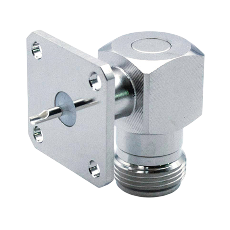 N FEMALE RIGHT ANGLE FLANGE CONNECTOR