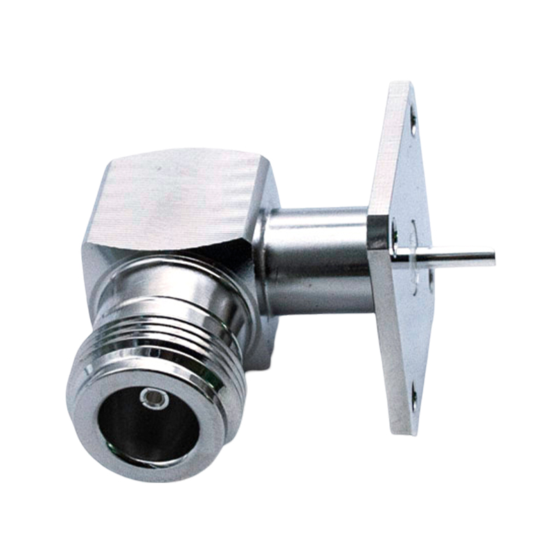 N FEMALE RIGHT ANGLE FLANGE CONNECTOR