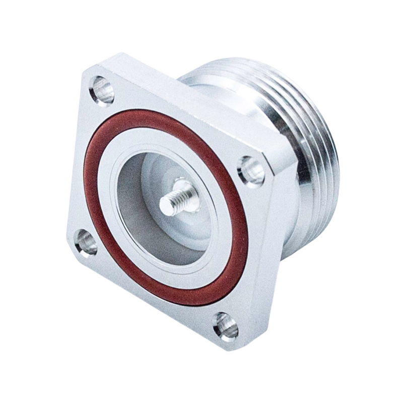 7/16 Female Square Flange Connector