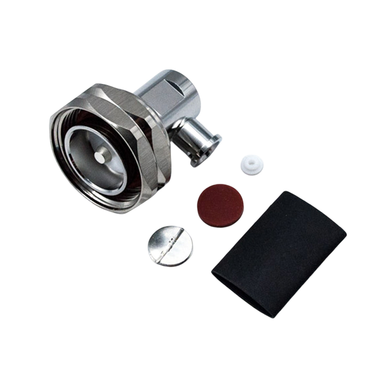 7/16 Male Right Angle Connector for 1/4” Superflex Cable Soldering