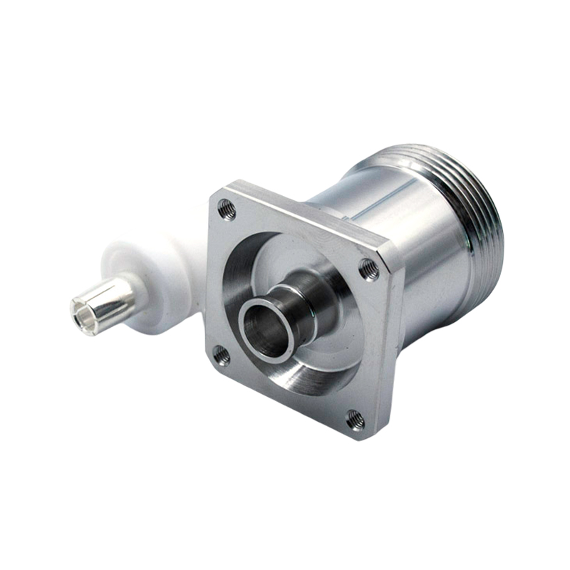 7/16 Female Square Flange Connector for 1/4＂Superflex Cable