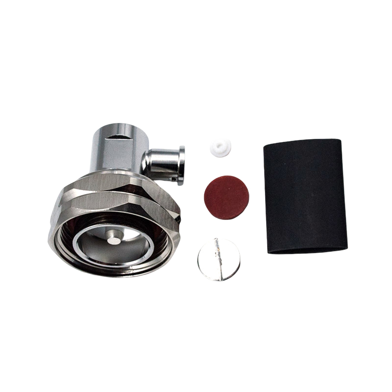 7/16 Male Right Angle Connector for 1/4” Superflex Cable Soldering