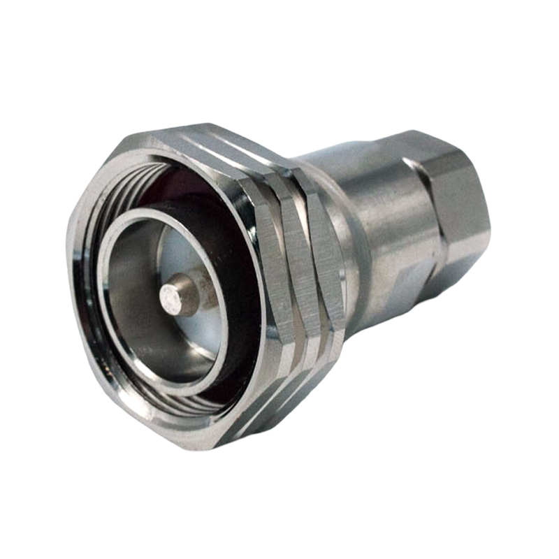 DIN MALE STRAIGHT CONNECTOR FOR 1/2” FEEDER CABLE