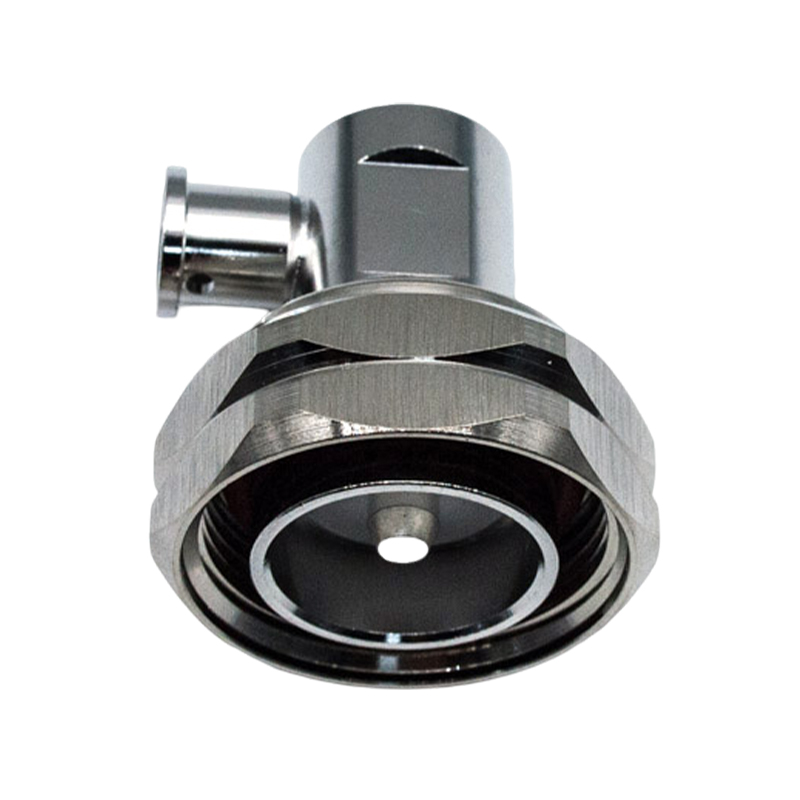 7/16 Male Right Angle Connector for 1/4” Superflex Cable Soldering