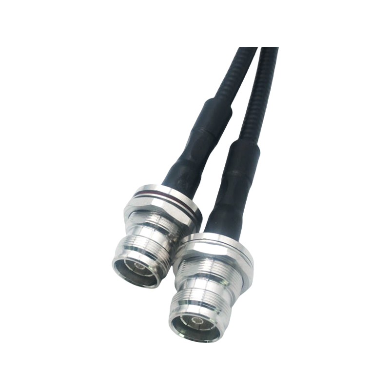 1/4”S Jumper, 4.3-10 Male To 4.3-10 Female Bulkhead