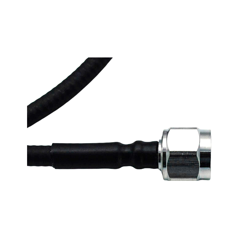 1/4”Superflex Jumper, 7/16 DIN Male R/A to N Male Straight