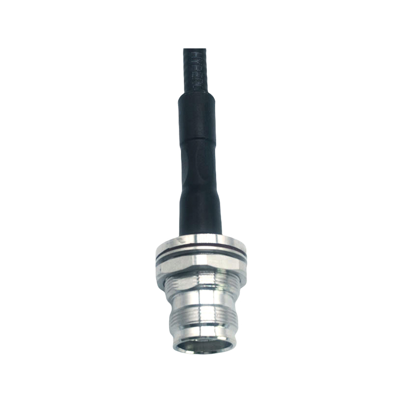 1/4”S Jumper, 4.3-10 Male To 4.3-10 Female Bulkhead