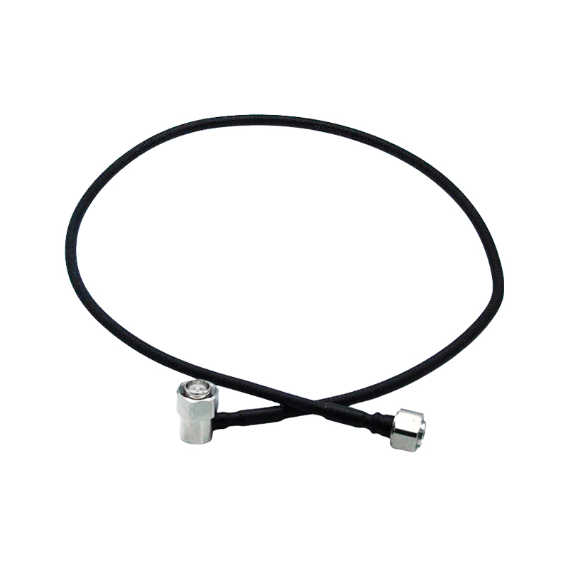 1/4”Superflex jumper, 4.3-10 RA Male to 4.3-10 Male Straight
