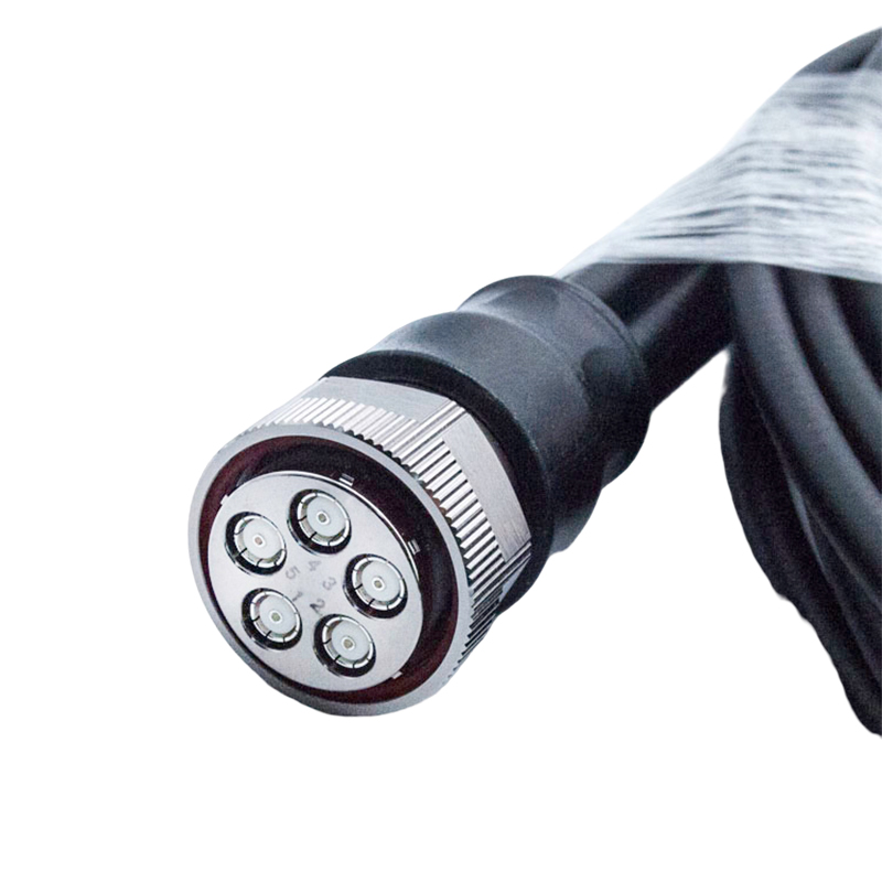 1/4” Superflexible Jumper Cable, MQ5 Plug to 4.3/10 Male, L(m)