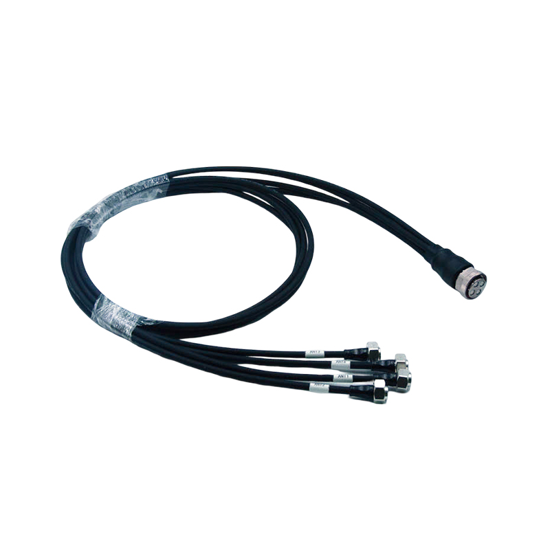 1/4” Superflexible Jumper Cable, MQ4 Plug to 4.3/10 Male, L(m)