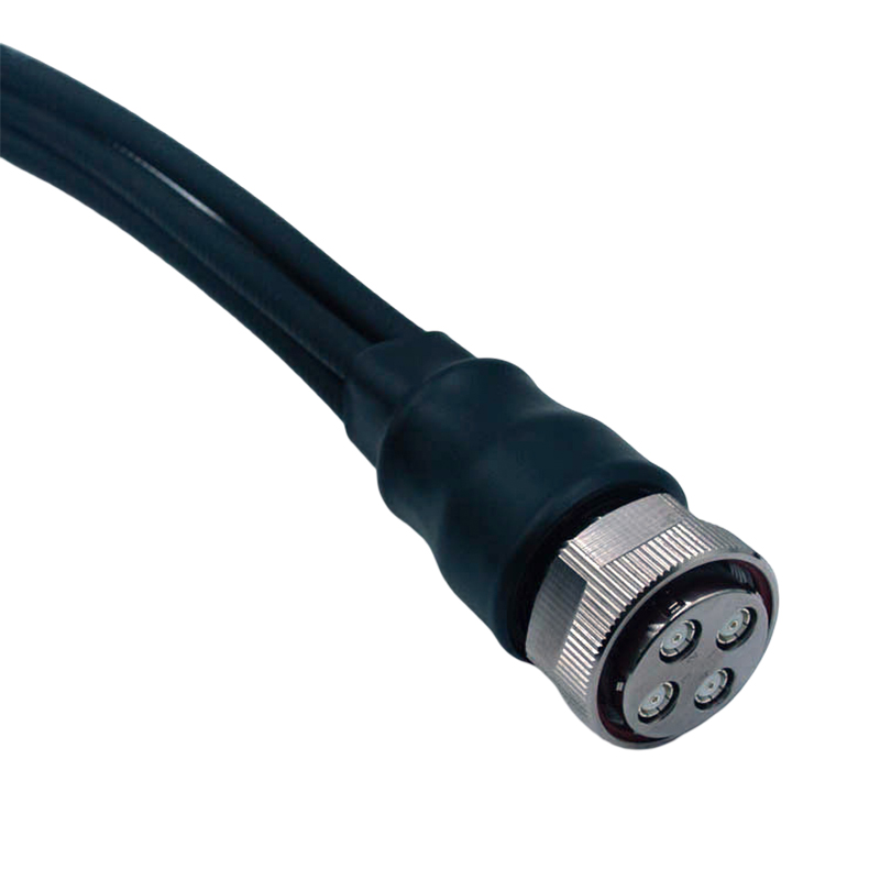 1/4” Superflexible Jumper Cable, MQ4 Plug to 4.3/10 Male, L(m)